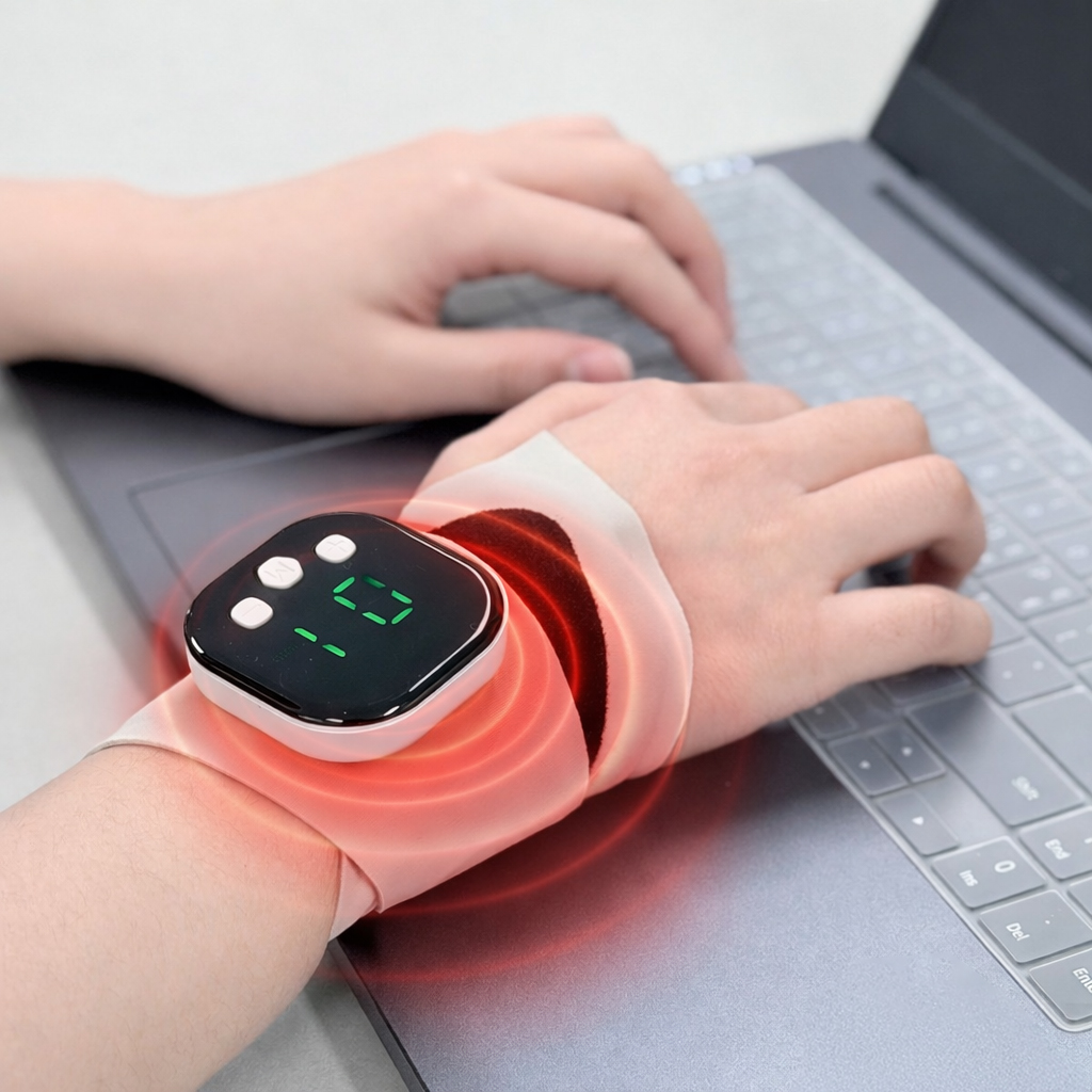 펄스 밴드 손목 저주파 마사지기
