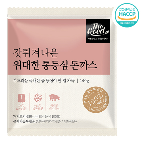 기름 튈 걱정 NO 갓튀겨나온 100%국내산 통등심 돈까스/치즈롤까스